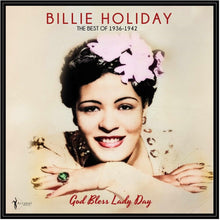 the album cover for Billie Holiday - God Bless Lady Day: The Best Of 1936-1942 (Can)