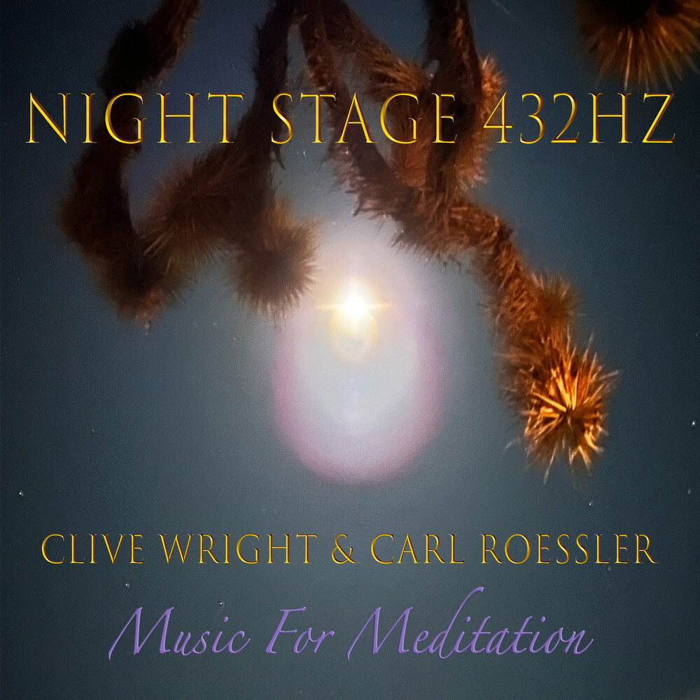 the album cover for Clive Wright  / Roessler,Carl - Nightstage 432 Hz
