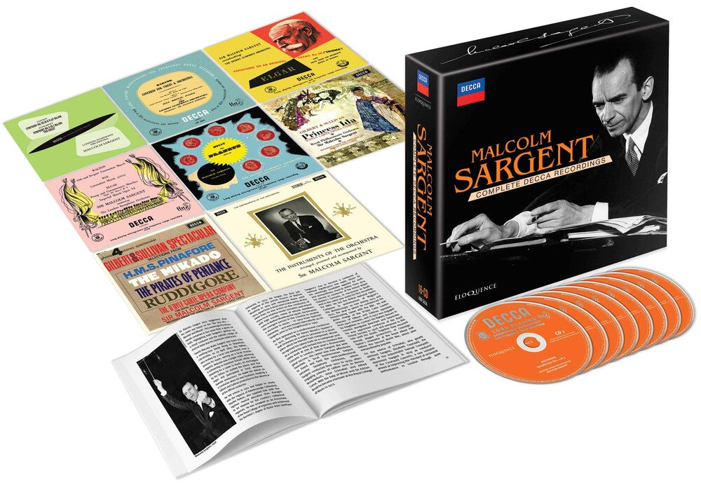 the album cover for Malcolm Sargent - Complete Decca Recordings (Box) (Aus)
