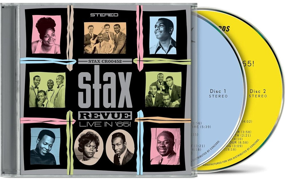 the album cover for Various Artists - Stax Revue: Live in '65 [2 CD]