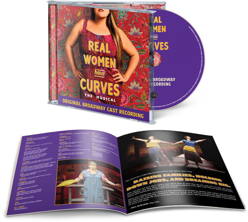 the album cover for Joy Huerta  / Velez,Benjamin - Real Women Have Curves: The Musical - O.B.C.R.