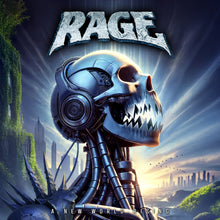 the album cover for Rage - New World Rising [Digipak]