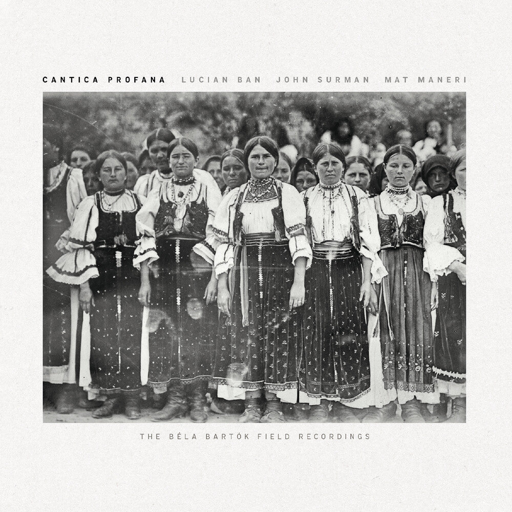 the album cover for Lucian Ban  / Surman,John / Maneri,Mat - Cantica Profana