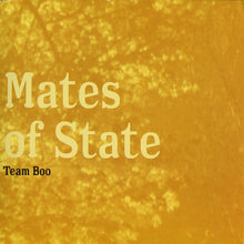 the album cover for Mates Of State - Team Boo - Yellow [Colored Vinyl] (Ylw) [Download Included] [Reissue]