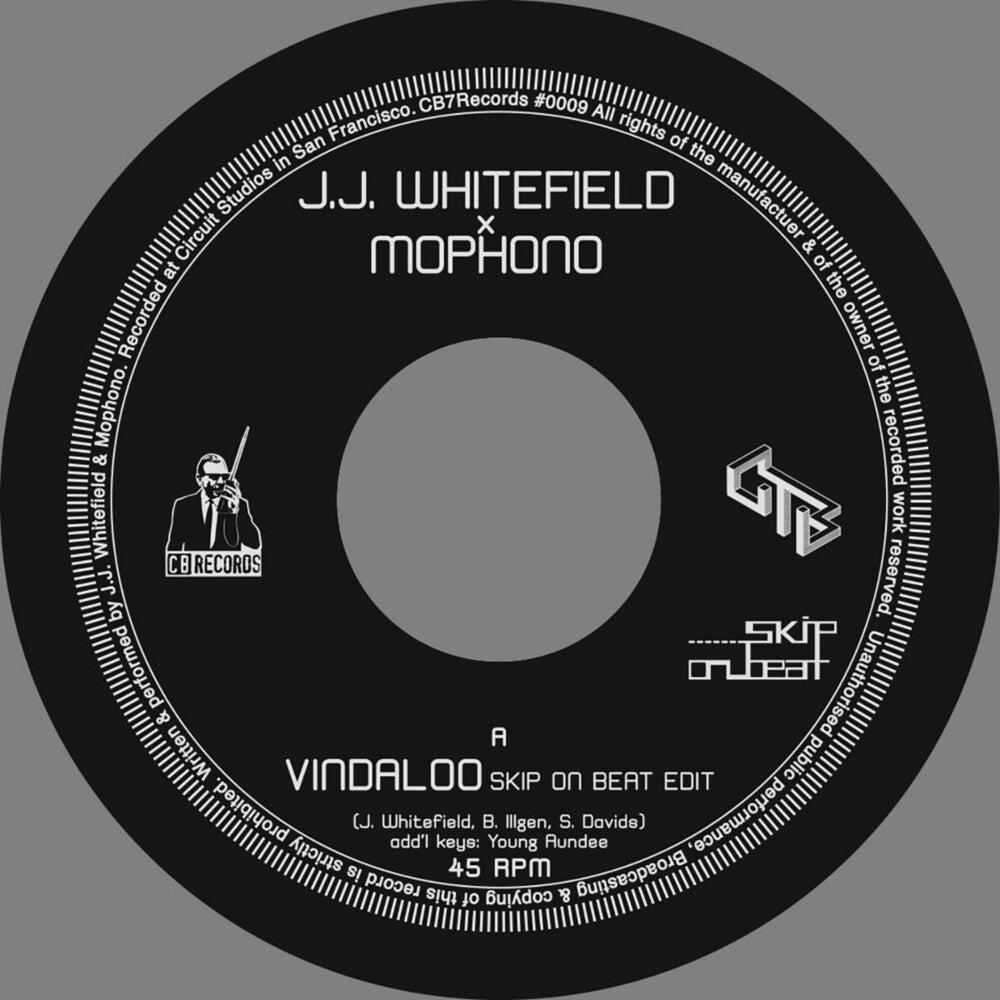 the album cover for JJ Whitefield &amp; Mophono - Vindaloo