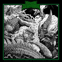 the album cover for Oxygen Destroyer - Bestial Manifestations Of Malevolence And Death