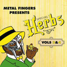 MF DOOM - Metal Fingers Presents: Special Herbs Vol. 3 & 4 [Lemon Yellow LP] Vinyl Record