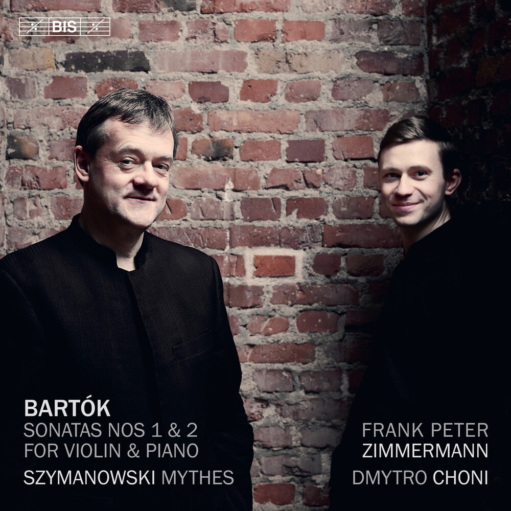the album cover for Frank Zimmermann  Peter - Frank Peter Zimmermann Plays Bartok & Szymanowski