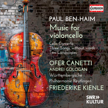 the album cover for Ofer Canetti - Paul Ben-Haim: Music For Violoncello