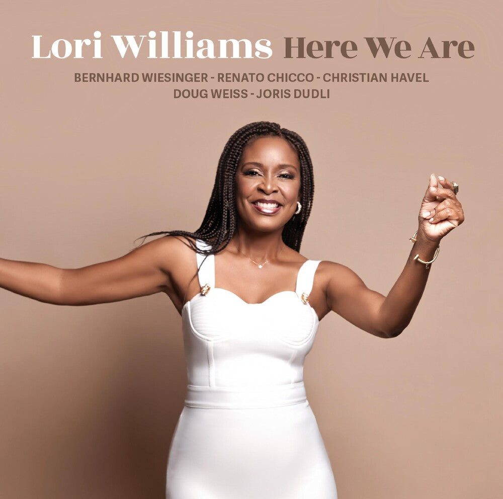 the album cover for Lori Williams - Here We Are