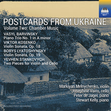 the album cover for Markiyan Melnychenko - Postcards From Ukraine Vol. 2 - Chamber Music