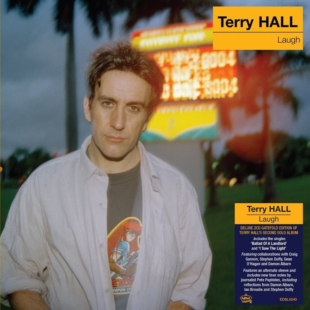 the album cover for Terry Hall - Laugh [Deluxe] (Gate) (Uk)