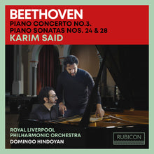 the album cover for Karim Said  / Royal Liverpool Philharmonic - Beethoven: Piano Concerto No.3 Sonatas 24 & 28