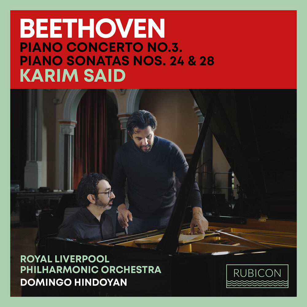 the album cover for Karim Said  / Royal Liverpool Philharmonic - Beethoven: Piano Concerto No.3 Sonatas 24 & 28