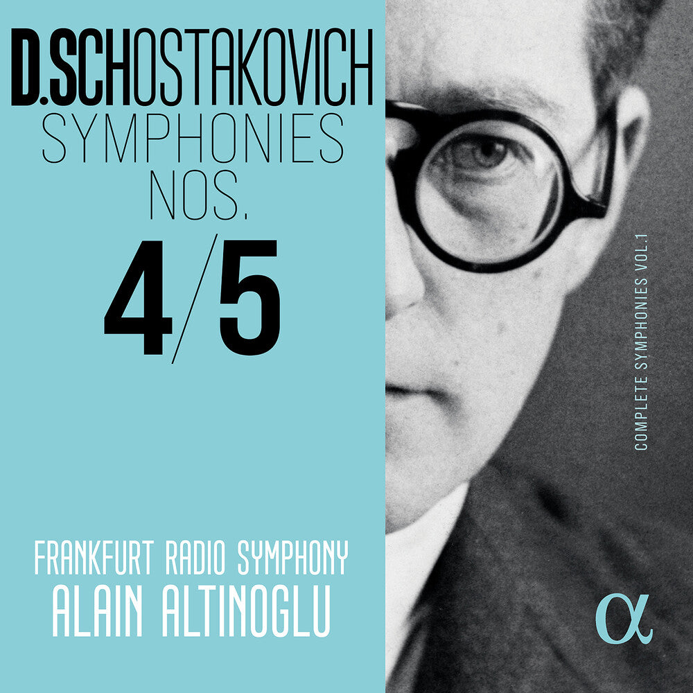 the album cover for Frankfurt Radio Symphony - Shostakovich: Syms Nos. 4 & 5 - Complete Syms V. 1