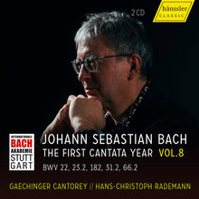 the album cover for Cantorey, Gaechinger - Vision Bach - The First Cantata Year, Vol. 8