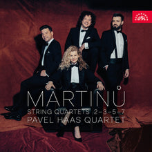 the album cover for Pavel Haas - Bohuslav Martinu: Str Qrts 2 3 5 & 7