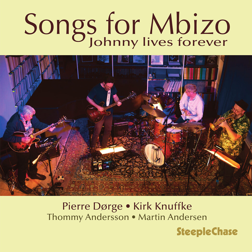 the album cover for Pierre Dorge - Songs For Mbizo