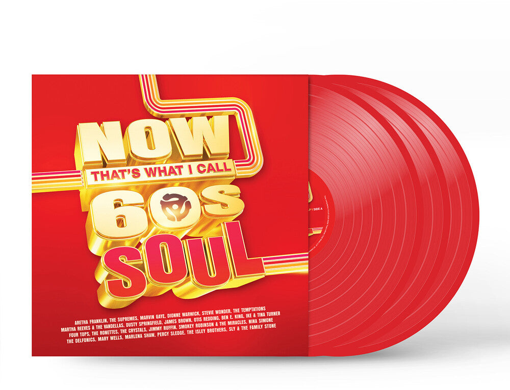 the album cover for Now That's What I Call 60s Soul / Various (Colv) - Now That's What I Call 60s Soul / Various [Colored Vinyl]