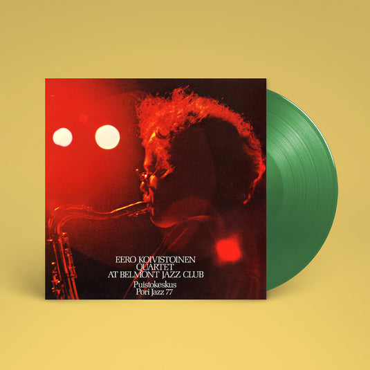 the album cover for Eero Koivistoinen Quartet - At Belmont Jazz Club [Clear Vinyl] (Grn) [Limited Edition]