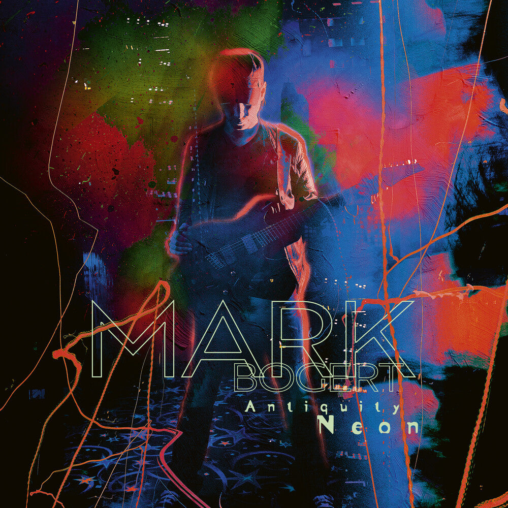 the album cover for Mark Bogert - Antiquity Neon [Colored Vinyl] [180 Gram] (Pnk)