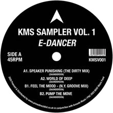 the album cover for E-Dancer - Kms Sampler Vol. 1