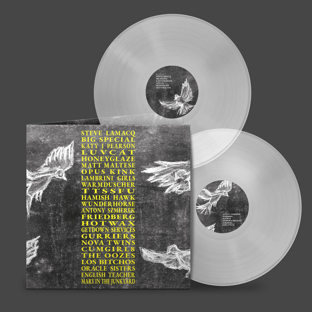 the album cover for Hideous Collective / Various (Cvnl) (Uk) - Hideous Collective / Various [Clear Vinyl] (Uk)