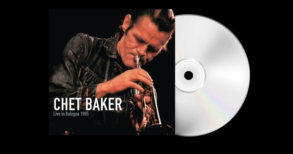 the album cover for Chet Baker - Live In Bologna 1985