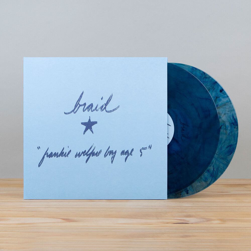 the album cover for Braid - Frankie Welfare Boy Age Five - Blue (Blue) [Colored Vinyl]