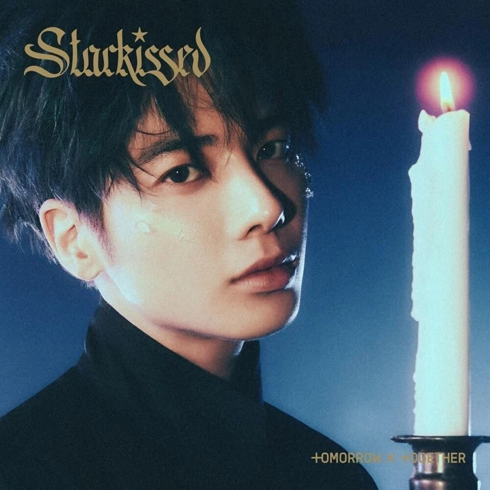 the album cover for TOMORROW X TOGETHER - Starkissed - Taehyun Version