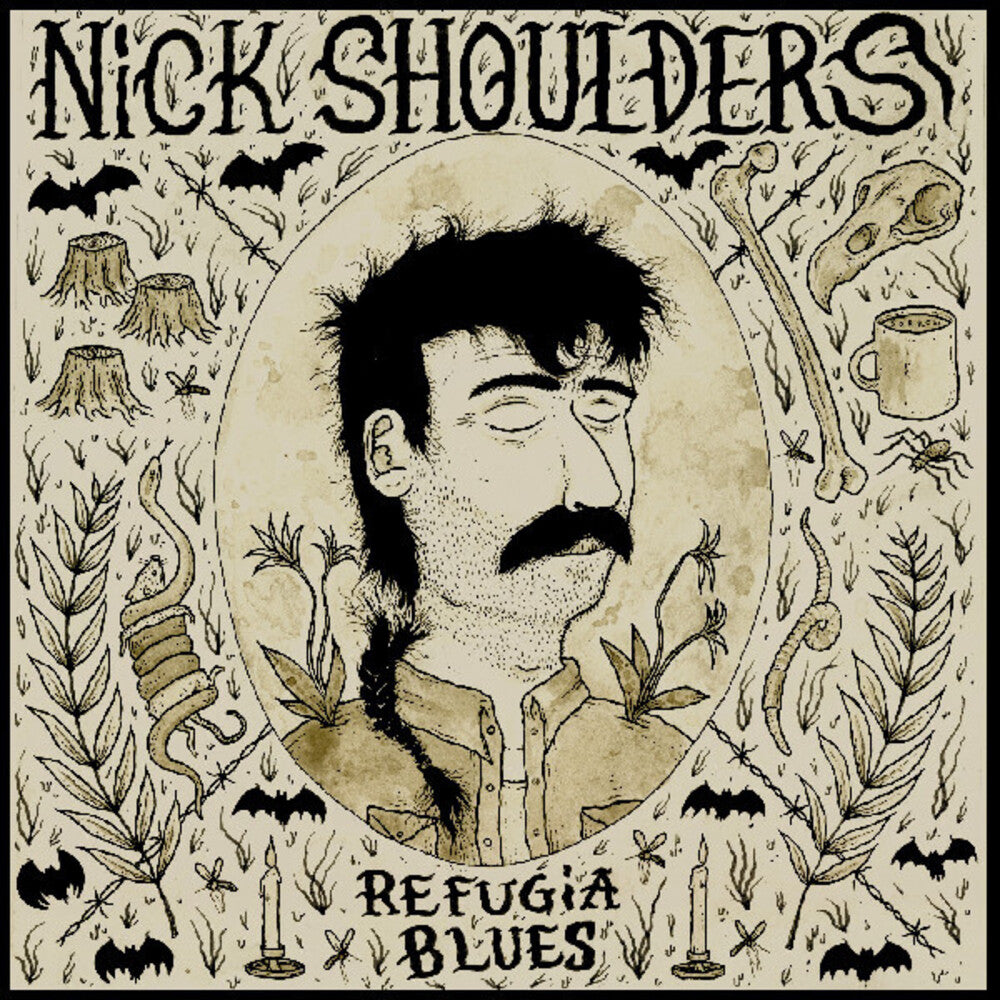 the album cover for Nick Shoulders - Refugia Blues [Digipak]