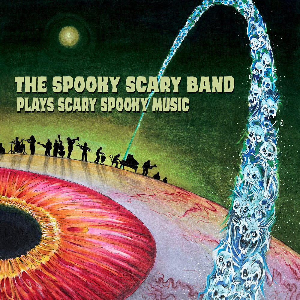 the album cover for Spooky Scary Band - The Spooky Scary Band Plays Scary Spooky Music
