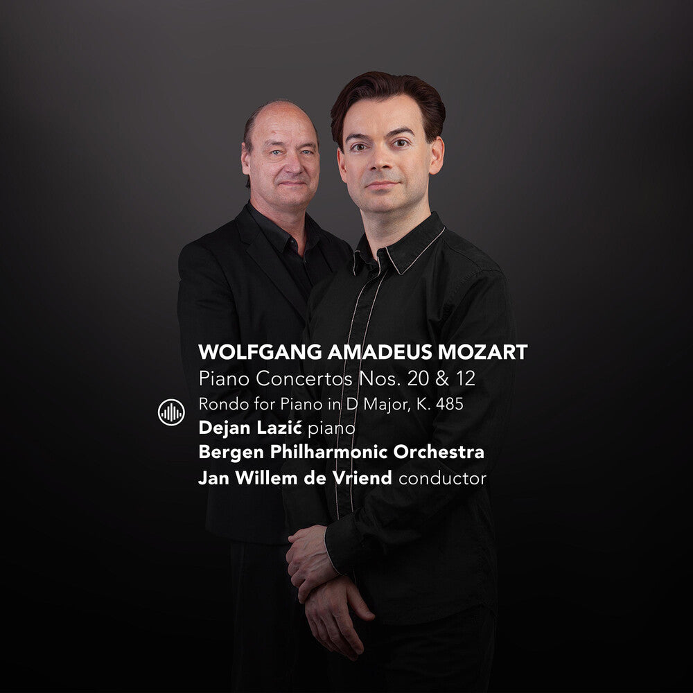 the album cover for Dejan Lazic - Piano Cons Nos. 20 & 12: Rondo For Pno In D Major
