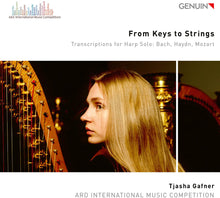 the album cover for Tjasha Gafner - From Keys To Strings