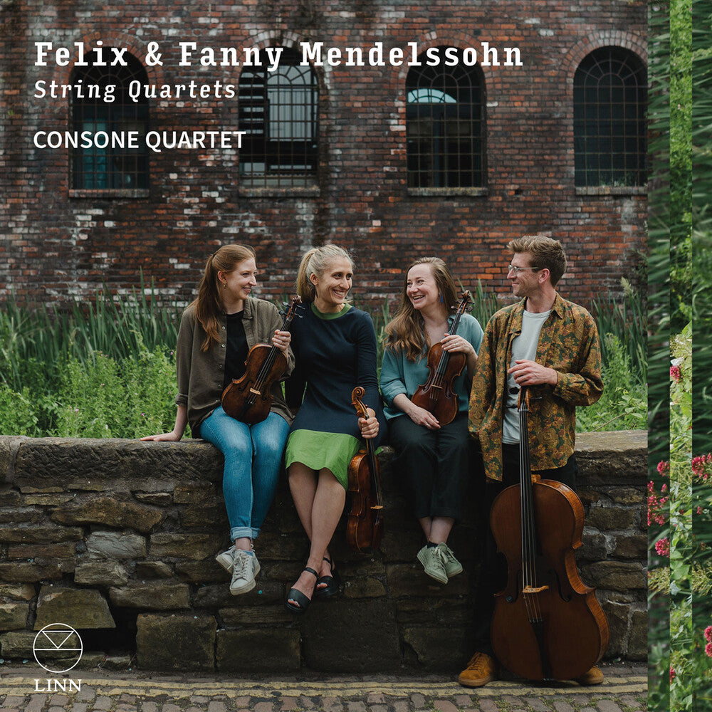 the album cover for Consone Quartet - Felix & Fanny Mendelssohn: Str Quartets