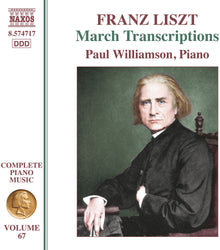 the album cover for Paul Williamson - Liszt: Complete Pno Music Vol. 67