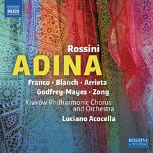 the album cover for Emmanuel Franco - Rossini: Adina