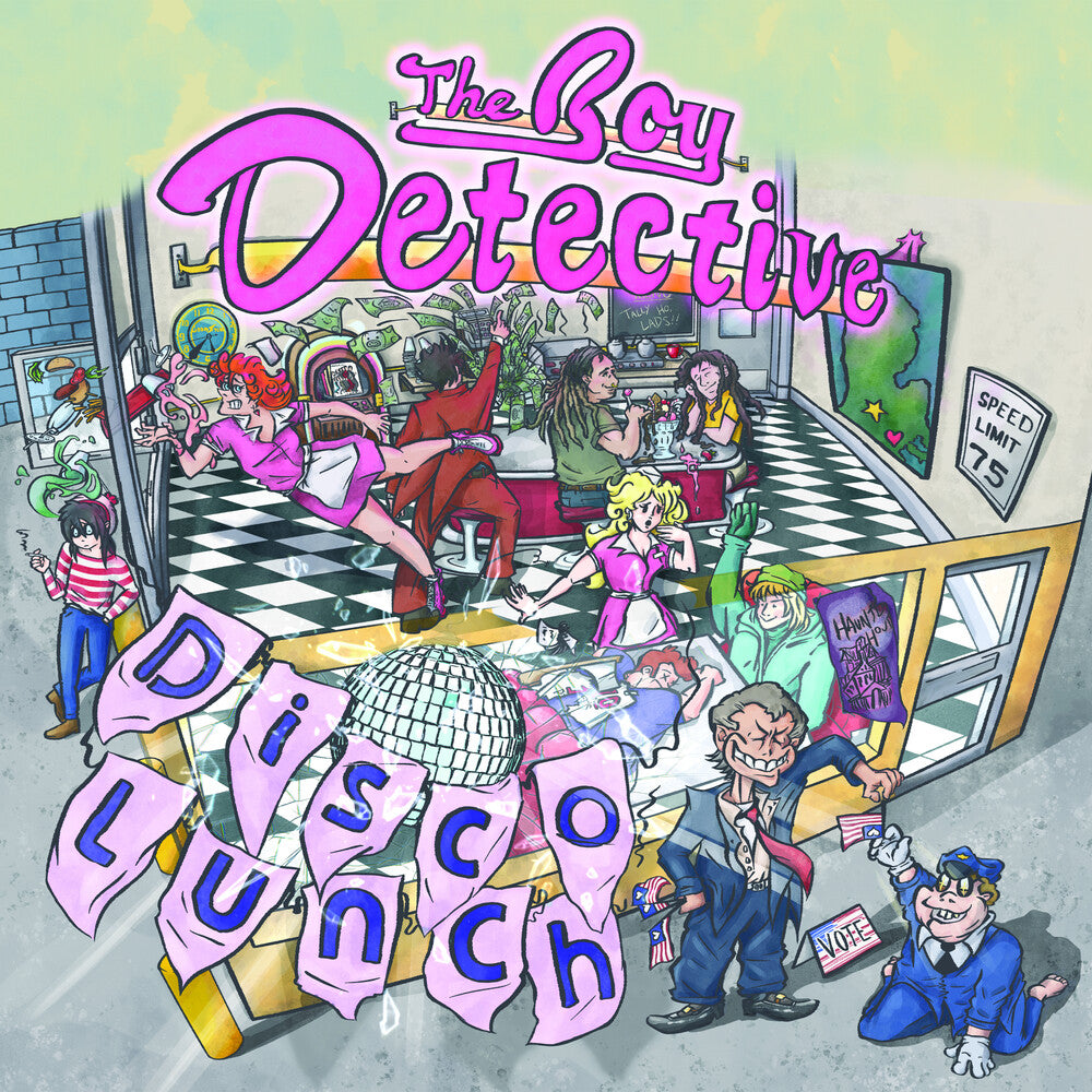 the album cover for Boy Detective - Disco Lunch [Purple Vinyl]