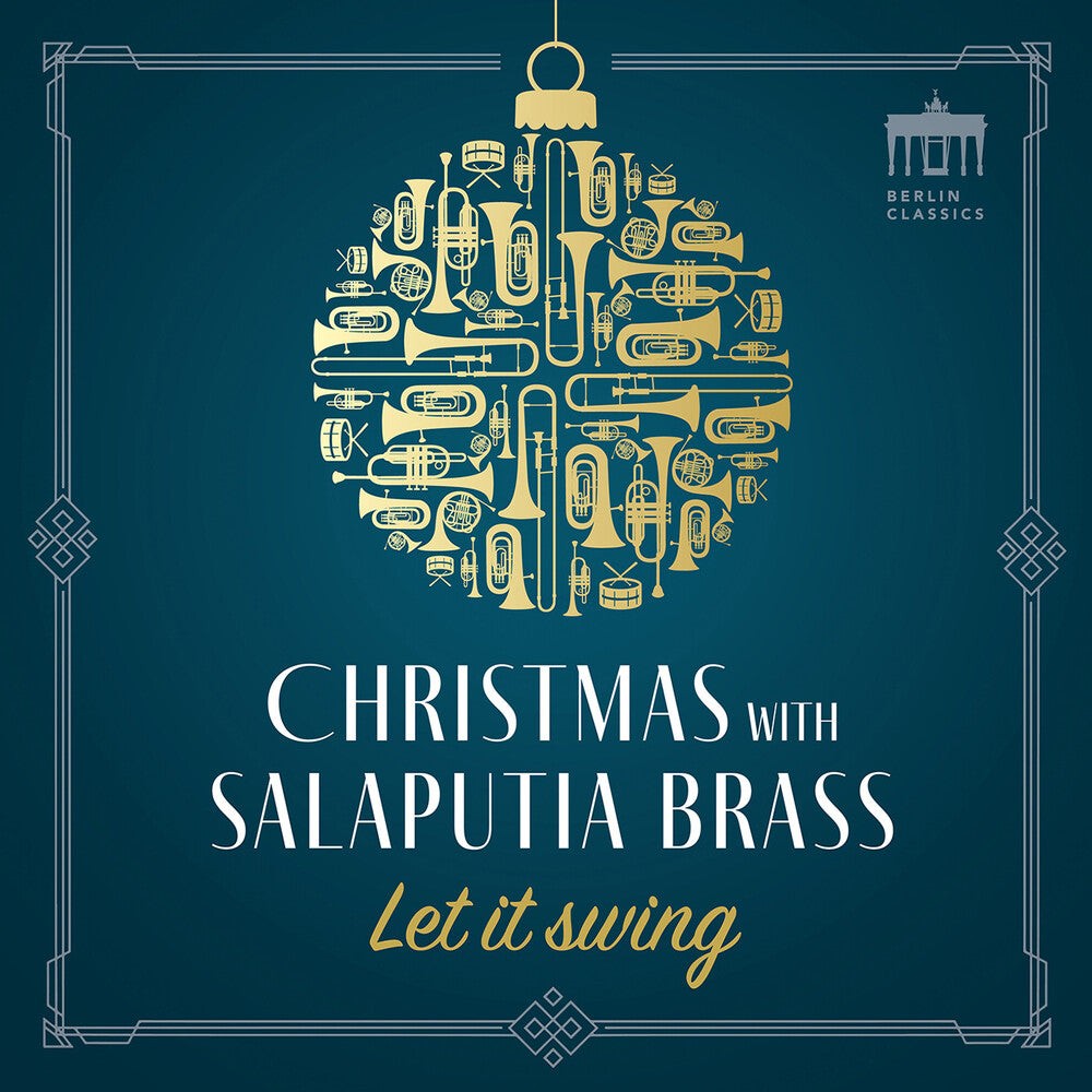 the album cover for Salaputia Brass - Let It Swing - Christmas With Salaputia Brass
