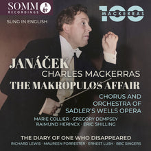 the album cover for Marie Collier - Leos Janacek: The Makropulos Affair: The Diary Of