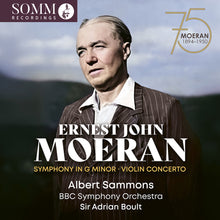 the album cover for Albert Sammons - Ernest John Moeran: Symphony In G Minor: Violin