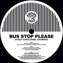 the album cover for Fatboy Slim - Bus Stop Please (Remixes)