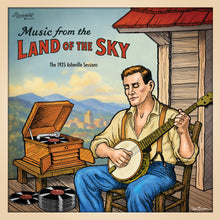 the album cover for Various Artists - Music From The Land Of The Sky [Clear Vinyl]