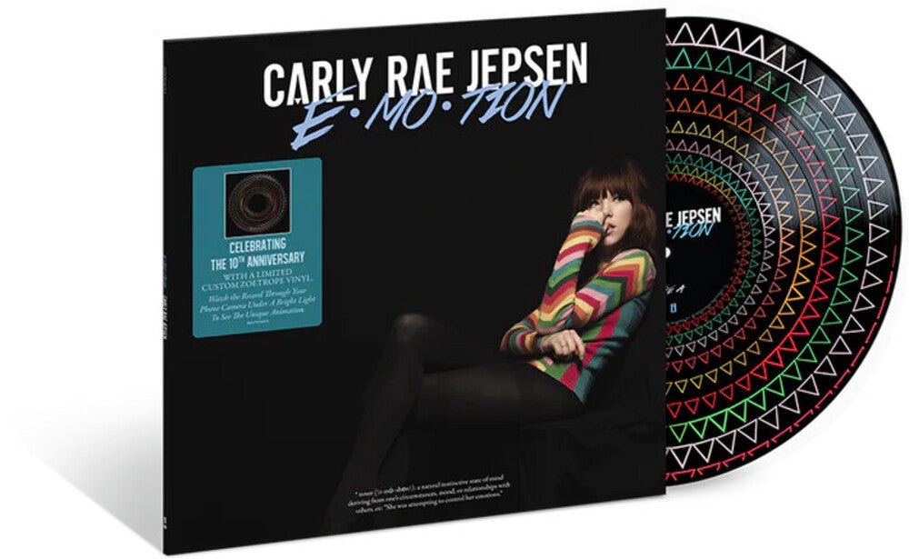 the album cover for Carly Jepsen  Rae - Emotion: 10th Anniversary [Limited Edition] (Pict) (Can)
