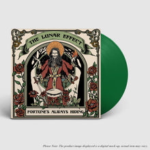 the album cover for Lunar Effect - Fortune's Always Hiding [Clear Vinyl] (Grn) [Limited Edition]
