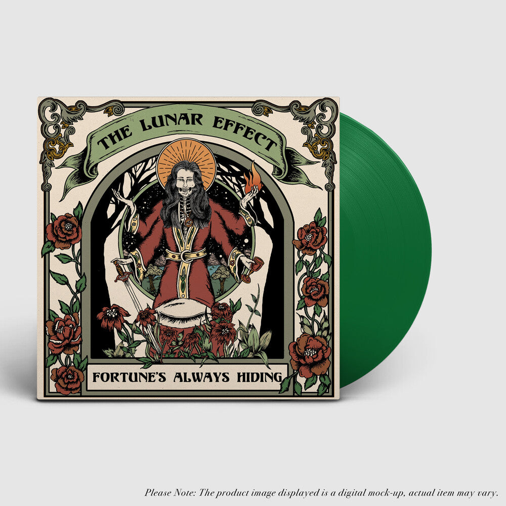 the album cover for Lunar Effect - Fortune's Always Hiding [Clear Vinyl] (Grn) [Limited Edition]