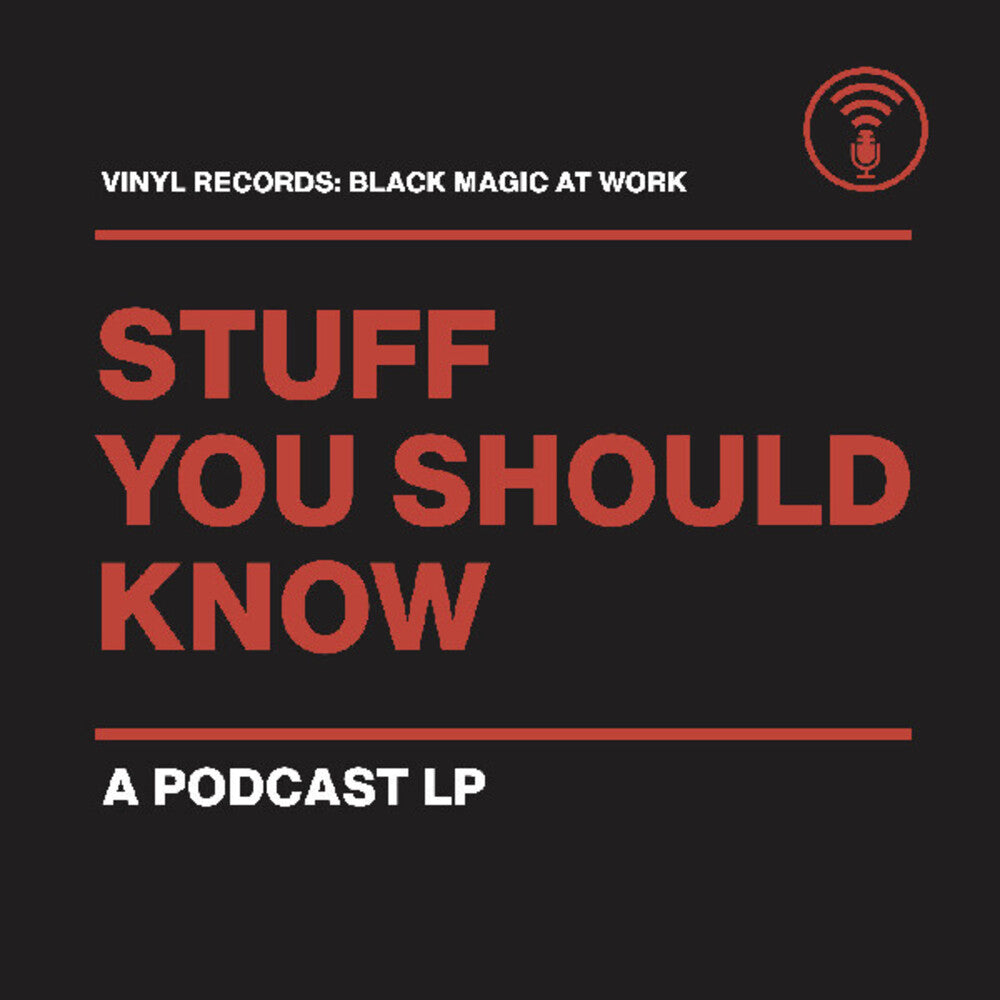 the album cover for Stuff You Should Know - Vinyl Records: Black Magic At Work [Gold Vinyl]