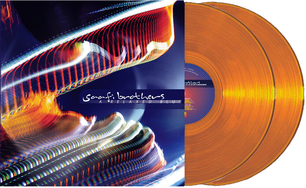 the album cover for Saafi Brothers - Relaxed Blur [Orange Colored Vinyl]