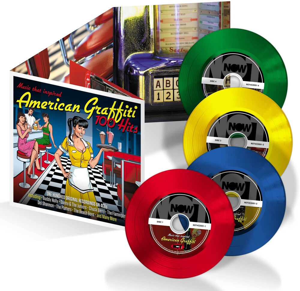 the album cover for American Graffiti 100 Hits / Various - American Graffiti 100 Hits / Various (Uk)