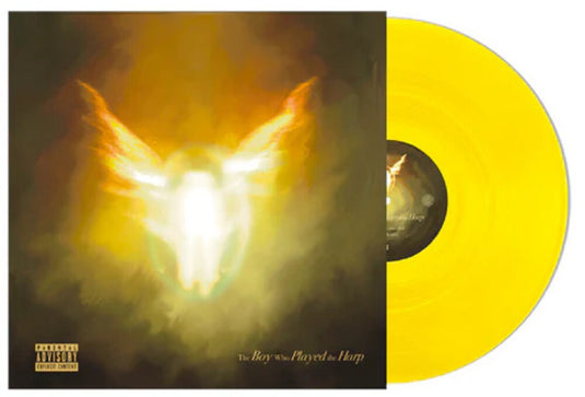 the album cover for Dave - Boy Who Played The Harp - Yellow Colored Vinyl